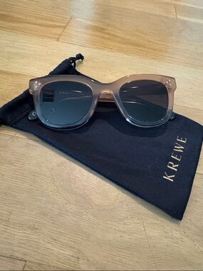 KREWE Jena glasses in a gradient taupe